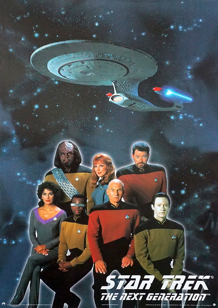 Star Trek: The Next Generation Canvas Print & Poster Wall Art - AI PRINT LAB